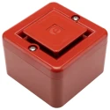 e2s High Output Electronic Sounder Surface Mount Red Housing IP66, 10-Tone, 100 dB at 1m, 30V DC SONF1DC24R