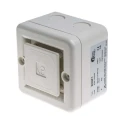 e2s SONF1 Series Electronic Sounder Surface Mount IP66, White ABS, DC 30V, 10-Tone 100dB @ 1m SONF1DC24W