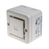 e2s SONF1 Series Electronic Sounder Surface Mount IP66, White ABS, DC 30V, 10-Tone 100dB @ 1m SONF1DC24W