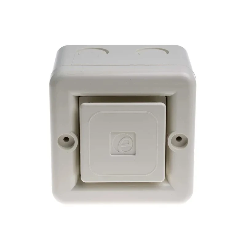 e2s SONF1 Series Electronic Sounder Surface Mount IP66, White ABS, DC 30V, 10-Tone 100dB @ 1m SONF1DC24W