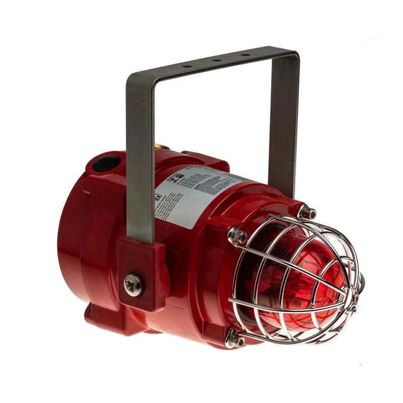 e2s Red Beacon 48V AC Strobe Light with Xenon Bulb, Marine Grade Aluminium Housing, IP67, BExBG05