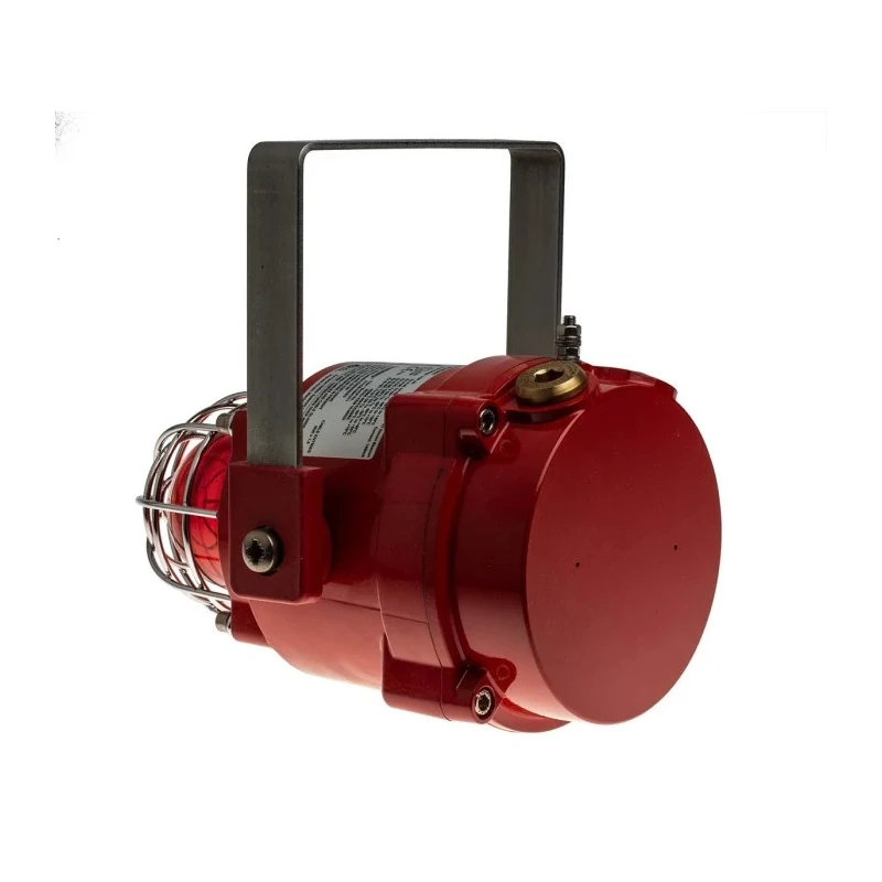 e2s Red Beacon 48V AC Strobe Light with Xenon Bulb, Marine Grade Aluminium Housing, IP67, BExBG05