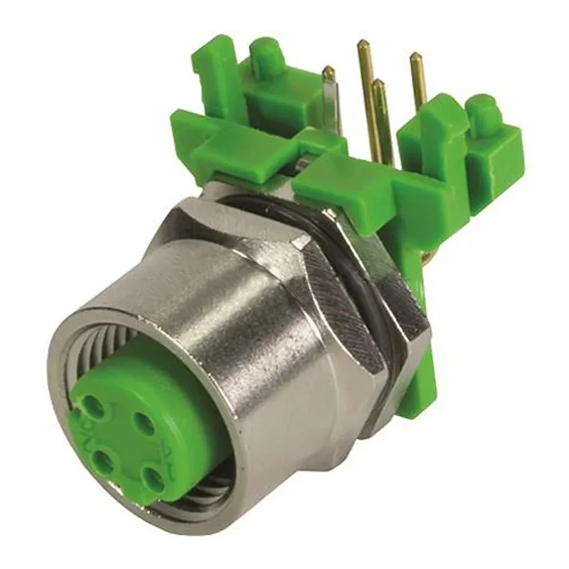 HARTING Circular Connector, 4 Contacts, PCB Mount, M12 Connector Socket Female, Protection, 250V, 4A, Threaded Mating IP67