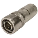 HARTING Circular Connector, 5 Contacts, Cable Mount, Socket, Male, IP54, 60V, 4A, Zinc Housing 21038211530