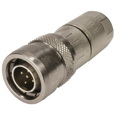 HARTING Circular Connector, 5 Contacts, Cable Mount, Socket, Male, IP54, 60V, 4A, Zinc Housing 21038211530