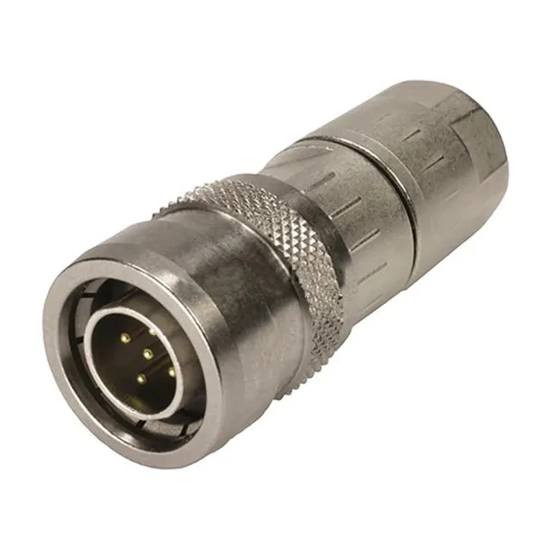 HARTING Circular Connector, 5 Contacts, Cable Mount, Socket, Male, IP54, 60V, 4A, Zinc Housing 21038211530