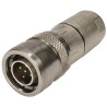HARTING Circular Connector, 5 Contacts, Cable Mount, Socket, Male, IP54, 60V, 4A, Zinc Housing 21038211530