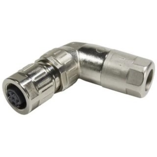 HARTING Circular Connector, 4 Contacts, Cable Mount, Socket Female, IP65 IP67 Rated, 250V, 4A, Zinc Housing, M12 21038814405
