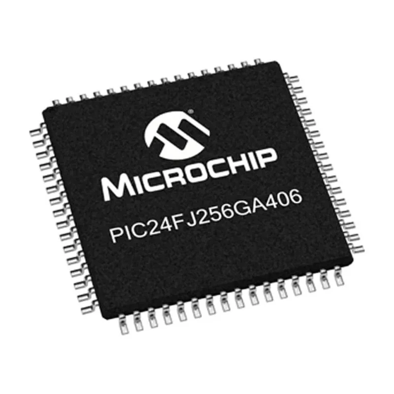 Microchip 16 bit PIC Microcontroller 32 MHz 256kB FLASH 64-Pin TQFP PIC24FJ