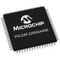 Microchip 16 bit PIC24FJ256GA406-I/PT Microcontroller, 32 MHz, 256kB FLASH, 64-Pin TQFP PIC24FJ256GA406-I/PT