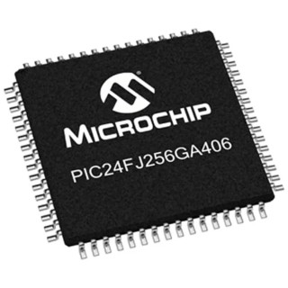 Microchip 16 bit PIC24FJ256GA406-I/PT Microcontroller, 32 MHz, 256kB FLASH, 64-Pin TQFP PIC24FJ256GA406-I/PT