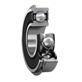 SKF Single Row Deep Groove Ball Bearing 15 mm ID, 32 mm OD, 9 mm Width, Sealed, Sheet Metal Cage 6002-2RSHNR