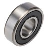 SKF 1 Row Deep Groove Ball Bearing 15 mm ID, 35 mm OD, Sealed, Sheet Metal Cage, Steel Balls 6202-2RSH/C4HT