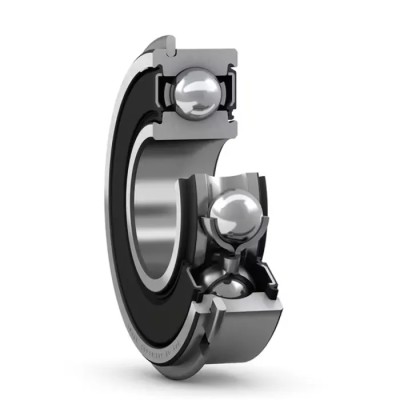SKF 1 Row Deep Groove Ball Bearing 15 mm ID, 35 mm OD, 11 mm Width, Sheet Metal Cage, Sealed 6202-2RSHNR