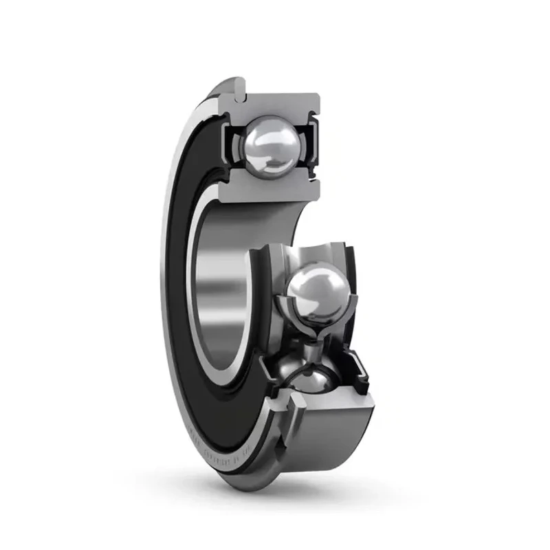 SKF 1 Row Deep Groove Ball Bearing 15 mm ID, 35 mm OD, 11 mm Width, Sheet Metal Cage, Sealed 6202-2RSHNR
