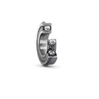 SKF Single Row Deep Groove Ball Bearing 20 mm ID, 42 mm OD, 12 mm Width, Shielded, Series 0 Extra Light 6004-2ZNR