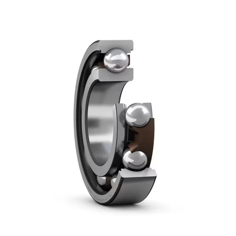 SKF Single Row Deep Groove Ball Bearing 25 mm ID, 47 mm OD, 12 mm Width, Open Type, C3 Clearance, Non-Metallic 6005 TN9/C3