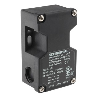 Schmersal Non-Contact Safety Switch, Plastic Housing, 100V AC/DC, 1 NO/2 NC, M12, Magnetic Sensor Principle BNS16