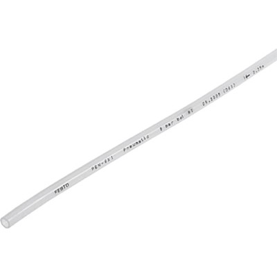 Festo Compressed Air Pipe, Translucent Polyurethane, 6 mm Outer Diameter, 4 mm Inside Diameter, 50m Length, 10 PUN-H-6X1-NT