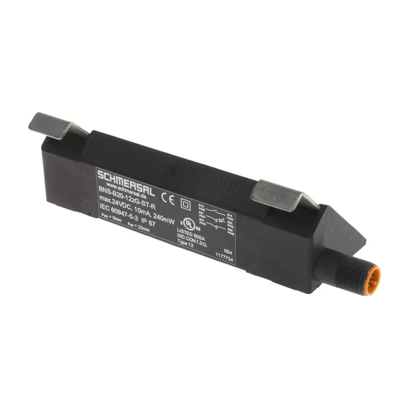 Schmersal Magnetic Non-Contact Safety Switch Plastic Housing 24V DC 1 NO/2 NC M12 BNSB20