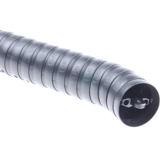 Igus TRC Black Cable Trunking 43mm Width x 43mm Depth x 1m Length, Minimum Bend Radius 58mm, Igumid NB Material W43mm