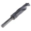 RS PRO High-Speed Steel Drill Bit 150mm Overall Length 22mm Size Reduced Shank 12.7mm Black Finish 618-9008