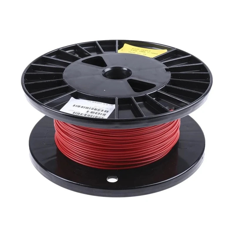 TE Connectivity Zerohal 100G Series Red 2.5 mm² Hook Up Wire, 13 AWG, 37/0.29 mm Core Strands, 100 m Length 100G0111-2.50-2