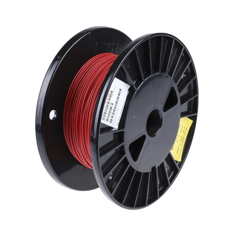 TE Connectivity Zerohal 100G Series Red 2.5 mm² Hook Up Wire, 13 AWG, 37/0.29 mm Core Strands, 100 m Length 100G0111-2.50-2