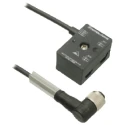 Pepperl + Fuchs G10 Series Connector Hood with 2 m Cable Length VAZ-2T1-FK-G10-2M-PUR-V1-W