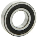SKF Single Row Deep Groove Ball Bearing 30 mm ID, 72 mm OD, 19 mm Width, Sealed Sheet Metal Cage 6306-2RS1NR