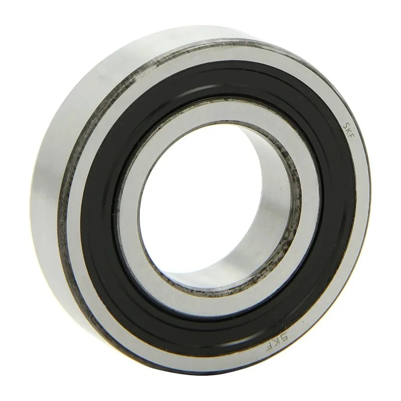 SKF Single Row Deep Groove Ball Bearing 30 mm ID, 72 mm OD, 19 mm Width, Sealed Sheet Metal Cage 6306-2RS1NR