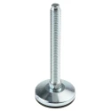 RS PRO M12 50 mm Dia. Adjustable Foot Zinc Plated Steel 1500 kg Static Load Capacity 5 ° Tilt Angle 126-3551