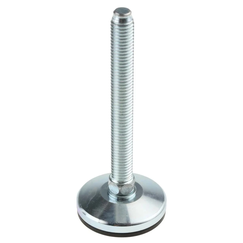 RS PRO M12 50 mm Dia. Adjustable Foot Zinc Plated Steel 1500 kg Static Load Capacity 5 ° Tilt Angle 126-3551