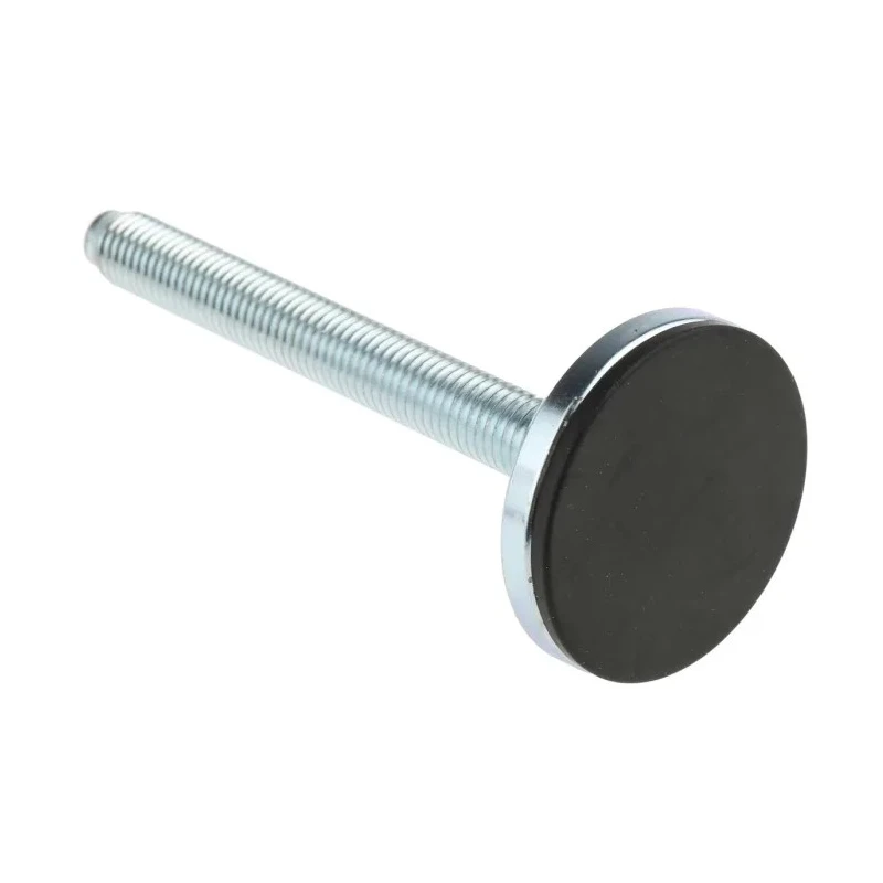 RS PRO M12 50 mm Dia. Adjustable Foot Zinc Plated Steel 1500 kg Static Load Capacity 5 ° Tilt Angle 126-3551