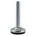RS PRO M12 80 mm Diameter Stainless Steel Adjustable Foot, 1000 kg Static Load Capacity, 10 ° Tilt Angle 126-3550