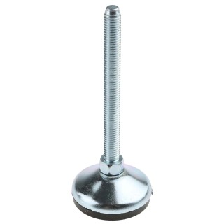 RS PRO M10 Adjustable Foot Zinc Plated Steel 400 kg Static Load Capacity 10 ° Tilt Angle 126-3555