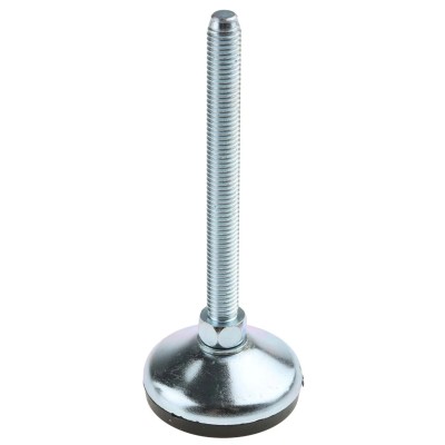 RS PRO M10 Adjustable Foot Zinc Plated Steel 400 kg Static Load Capacity 10 ° Tilt Angle 126-3555