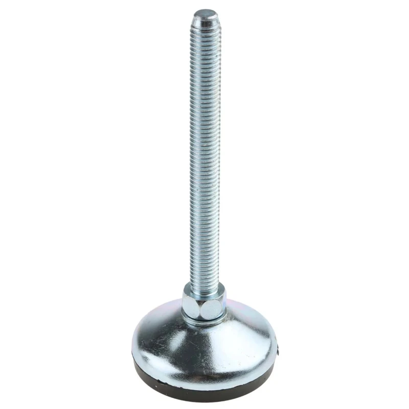 RS PRO M10 Adjustable Foot Zinc Plated Steel 400 kg Static Load Capacity 10 ° Tilt Angle 126-3555