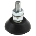 RS PRO Round M10 Anti-Vibration Mount with 200 kg Compression Load, 46 mm Diameter, 16 mm Height 126-3556