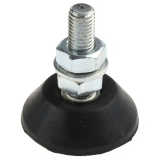 RS PRO Round M10 Anti-Vibration Mount with 200 kg Compression Load, 46 mm Diameter, 16 mm Height 126-3556