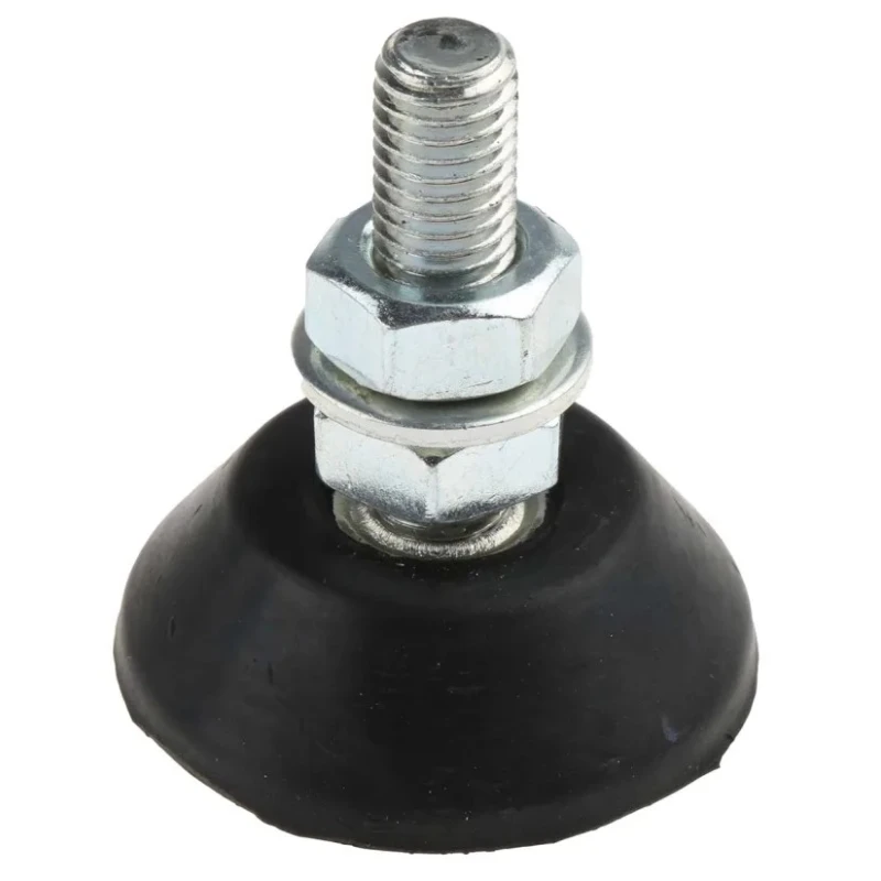 RS PRO Round M10 Anti-Vibration Mount with 200 kg Compression Load, 46 mm Diameter, 16 mm Height 126-3556