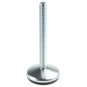 RS PRO M16 80 mm Diameter Zinc Plated Steel Adjustable Foot with 150 mm Thread Length, 1000 kg Static Load 126-3562