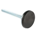 RS PRO M16 80 mm Diameter Zinc Plated Steel Adjustable Foot with 150 mm Thread Length, 1000 kg Static Load 126-3562