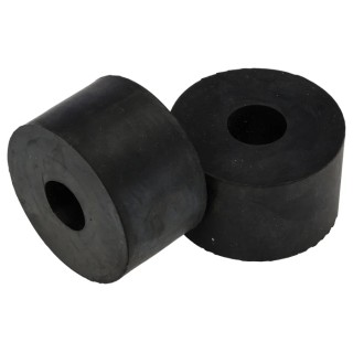 RS PRO Circular Anti-Vibration Mount Screw with 100 kg Compression Load, 50 mm Outside Diameter, 30 mm Height 126-3855