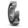 SKF Single Row Deep Groove Ball Bearing 25 mm Inside Diameter, 62 mm Outside Diameter, Shielded End, 16000 RPM Speed 6305-Z