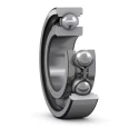SKF Single Row Deep Groove Ball Bearing 30 mm ID, 72 mm OD, 19 mm Width, Cylindrical Bore, Sheet Metal Cage, Steel 6306/C4