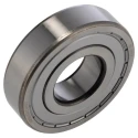 SKF Single Row Deep Groove Ball Bearing 30 mm ID, 72 mm OD, Shielded, Sheet Metal Cage, Model 6306-2Z/C3WT