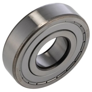 SKF Single Row Deep Groove Ball Bearing 30 mm ID, 72 mm OD, Shielded, Sheet Metal Cage, Model 6306-2Z/C3WT