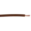 Prysmian 2.5 mm² Brown Hook Up Wire, 7/0.67 mm Core Strands, 3.6 mm Diameter, 100 m, Polyvinyl Chloride, 750V 20145178