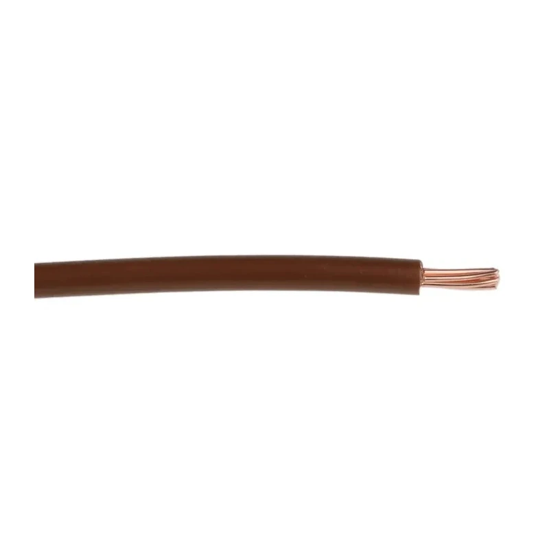 Prysmian 2.5 mm² Brown Hook Up Wire, 7/0.67 mm Core Strands, 3.6 mm Diameter, 100 m, Polyvinyl Chloride, 750V 20145178